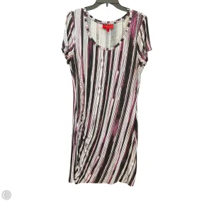 Dress Casual Midi By Jennifer Lopez In Purple, Size: L Pure Shape Velvet-Touch