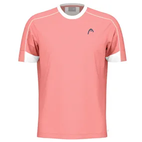 Elastic Fabric Head Men's Play Tech T-Shirt - Grapefruit hook - and - loop closure
