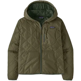 Scratch Resistant Zippers Articulated Knees Women's Diamond Quilt Bomber Hoody