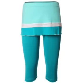 Sofibella Girls Harmonia Run Abaza Skort Capri - Air/Surf Padding