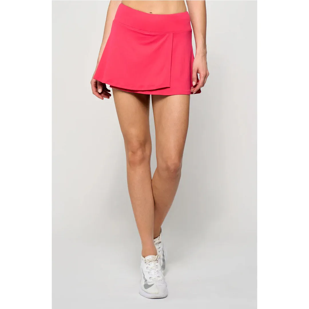Elegant Lija Women's The One To Beat Tiebreak 13" Skort - Raspberry Insulation Foldable Design
