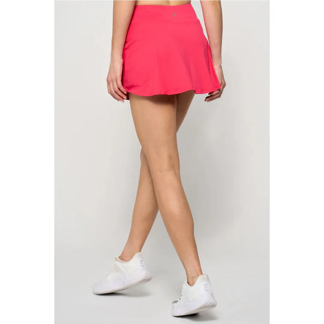 Elegant Lija Women's The One To Beat Tiebreak 13" Skort - Raspberry Modern Touch