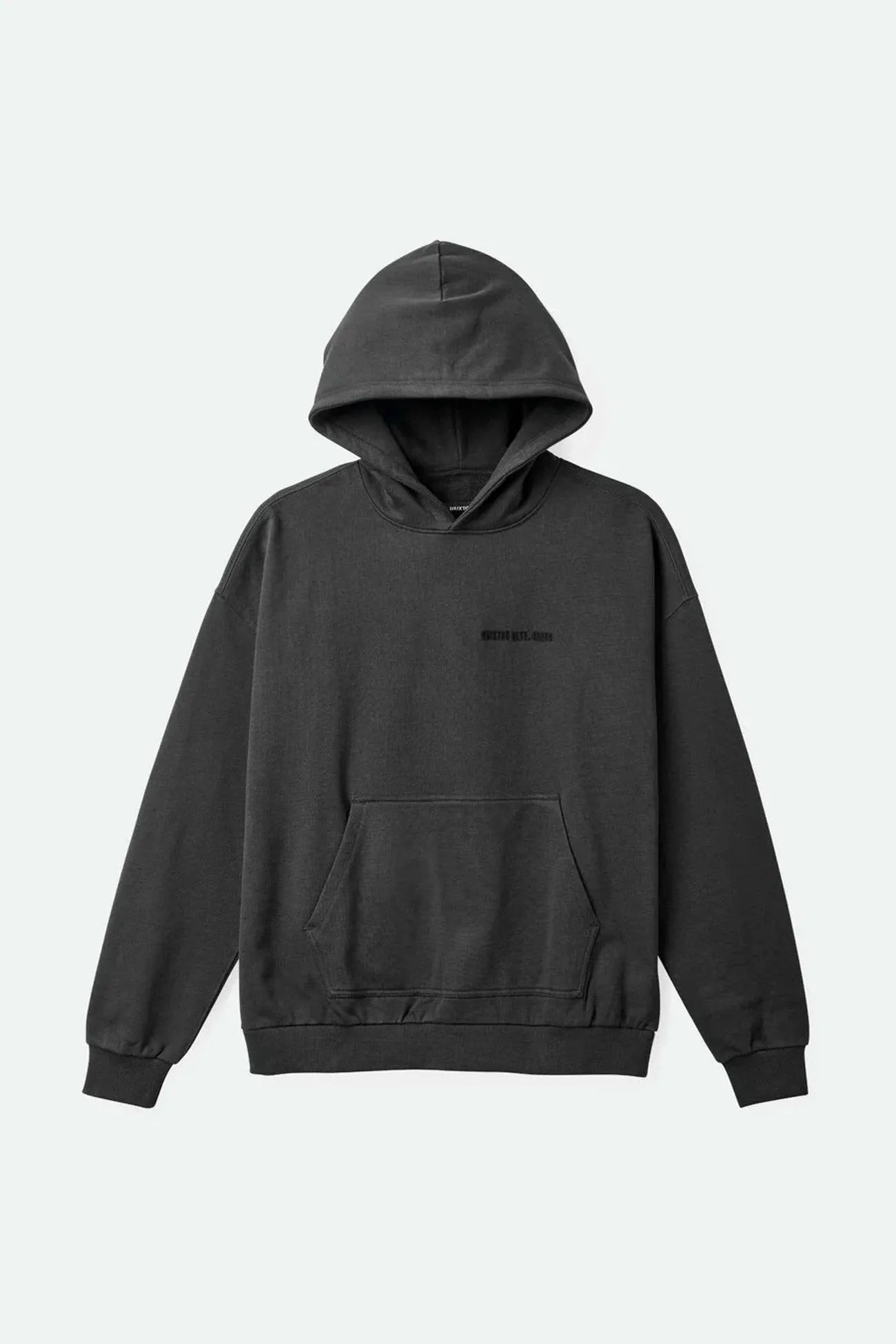 Embroidered Heavy Weight Hood Washed Black HybridLayerCompatibility Snow Day