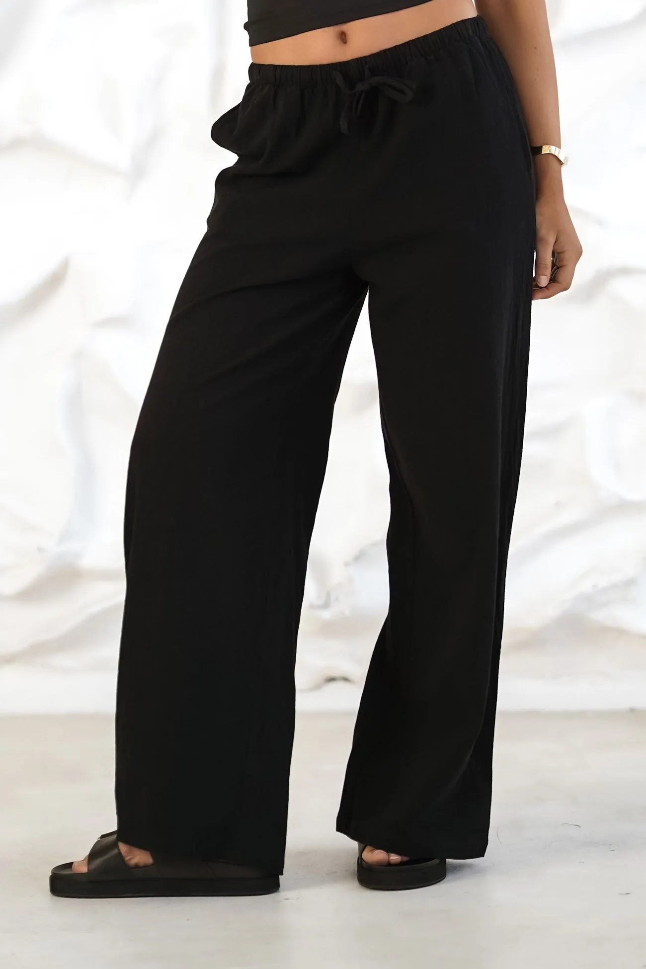 Yoga Ready Elijah Beach Pant Black