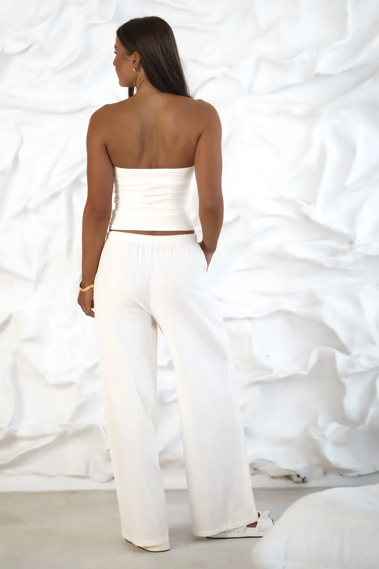 Odor Control Technology Sporty Comfort Fit Elijah Beach Pant White