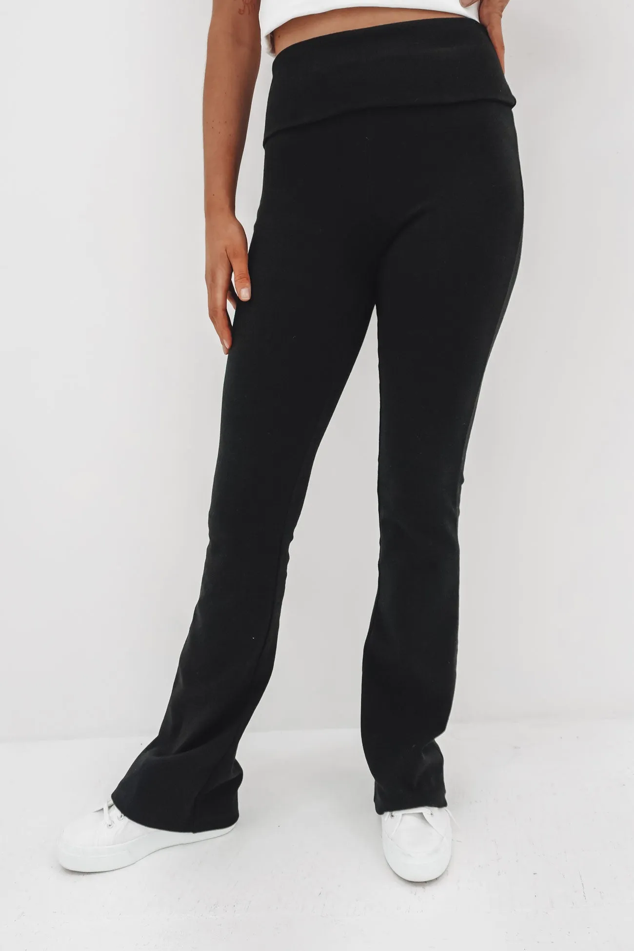 Elina Flare Pant Black Transitional Style