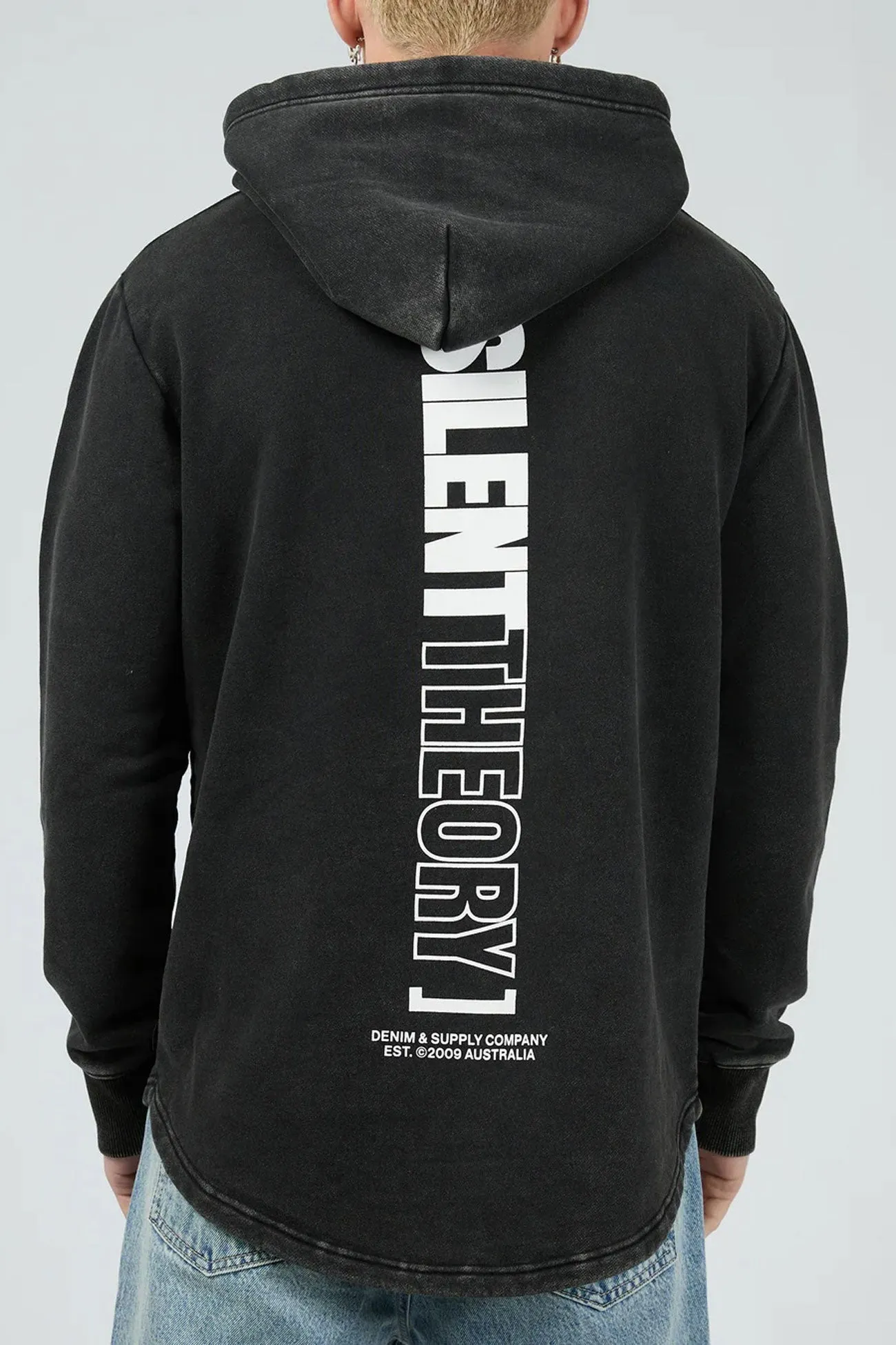 Snow Day Non Restrictive Tailoring Elite Scoop Hoodie Washed Black