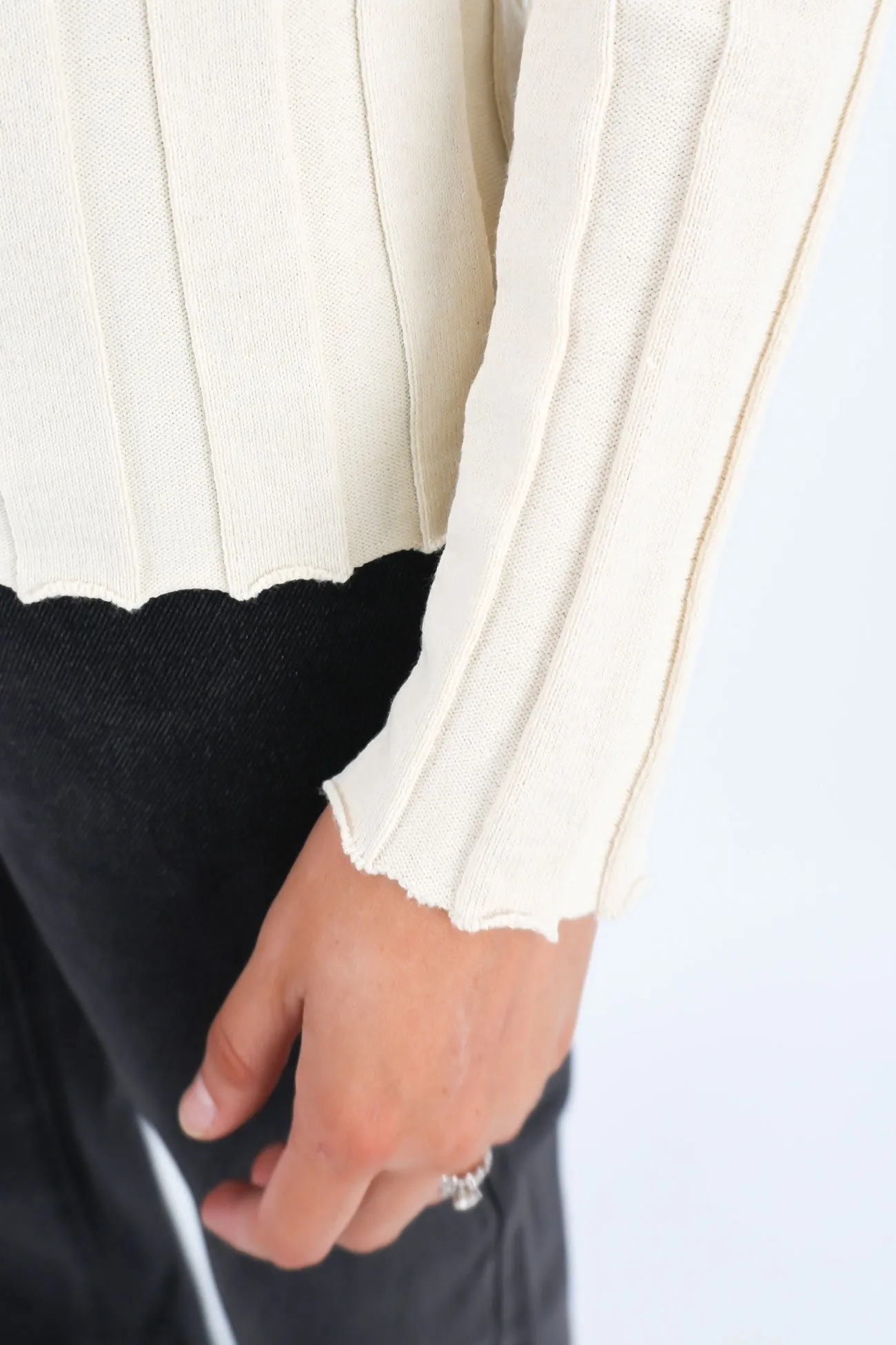 Ellen Long Sleeve Cream vintage