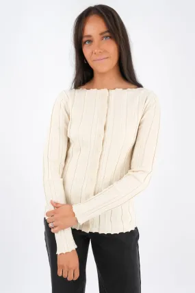 Humid climate Ellen Long Sleeve Cream