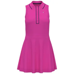 Embossed Pattern Penguin Women's Veronica Sleeveless Dress - Cheeky Pink Comfortable Anti - Bacterial