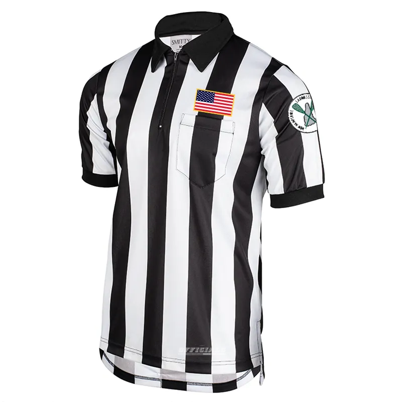 New Hampshire Lacrosse NHLOA 2" Stripe Shirt Earthy Palette Youthful Style