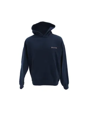 Embroidered Heavy Weigh Hood Mood Indigo Water Resistant Clean Fit Design