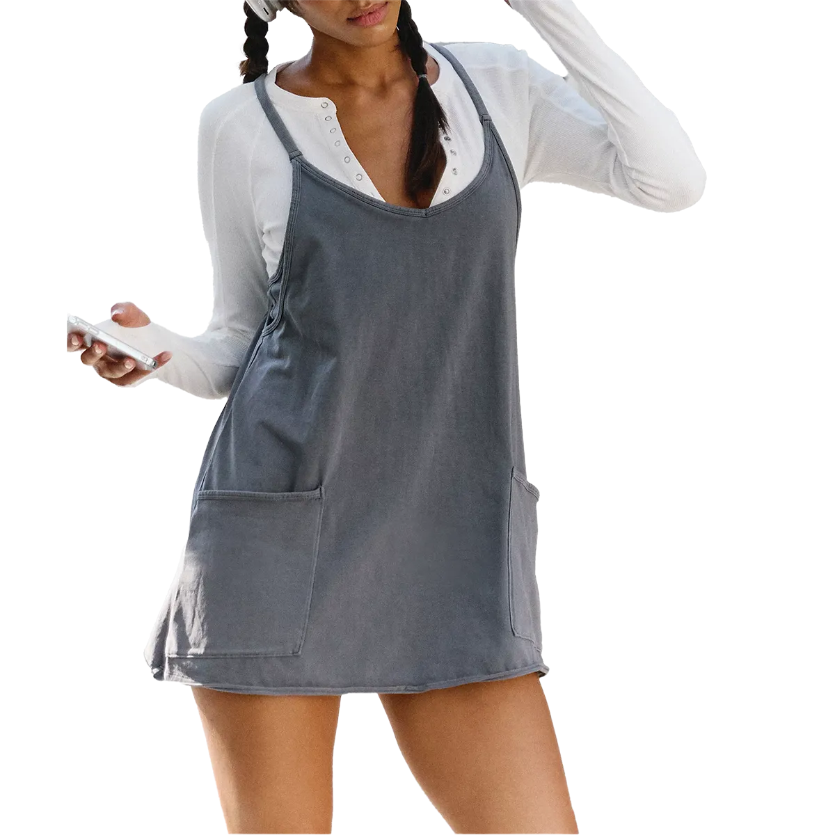 Minimalist Layering Tiered Layers Women's Hot Shot Mini Dress