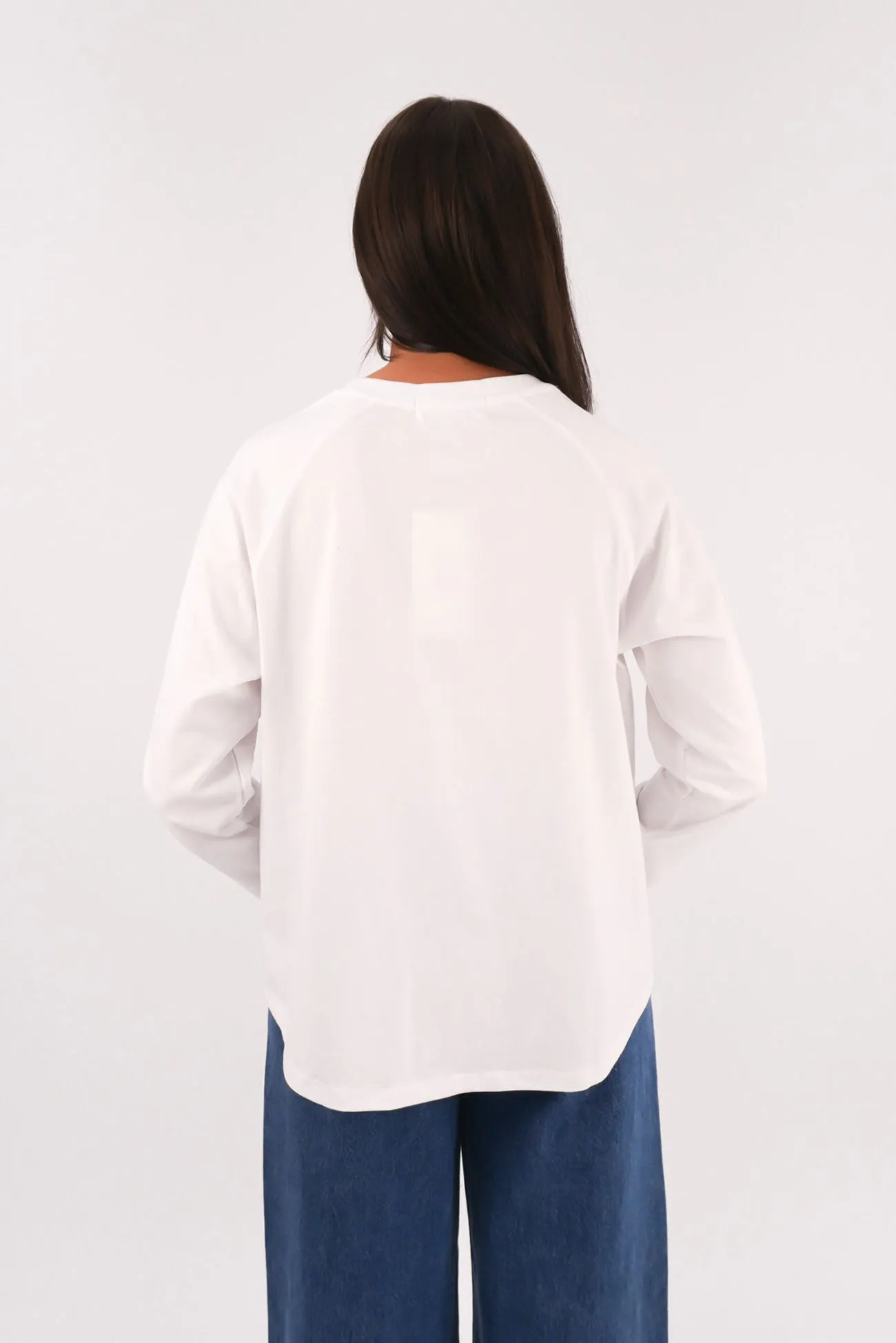 Endless Long Sleeve Tee White Tied Reader