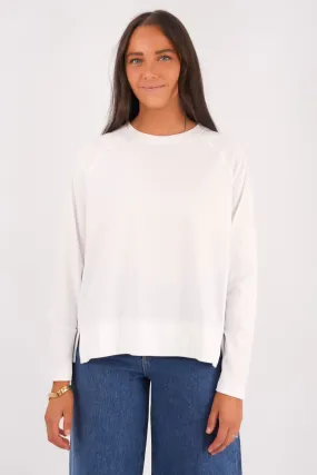 Studying Endless Long Sleeve Tee White