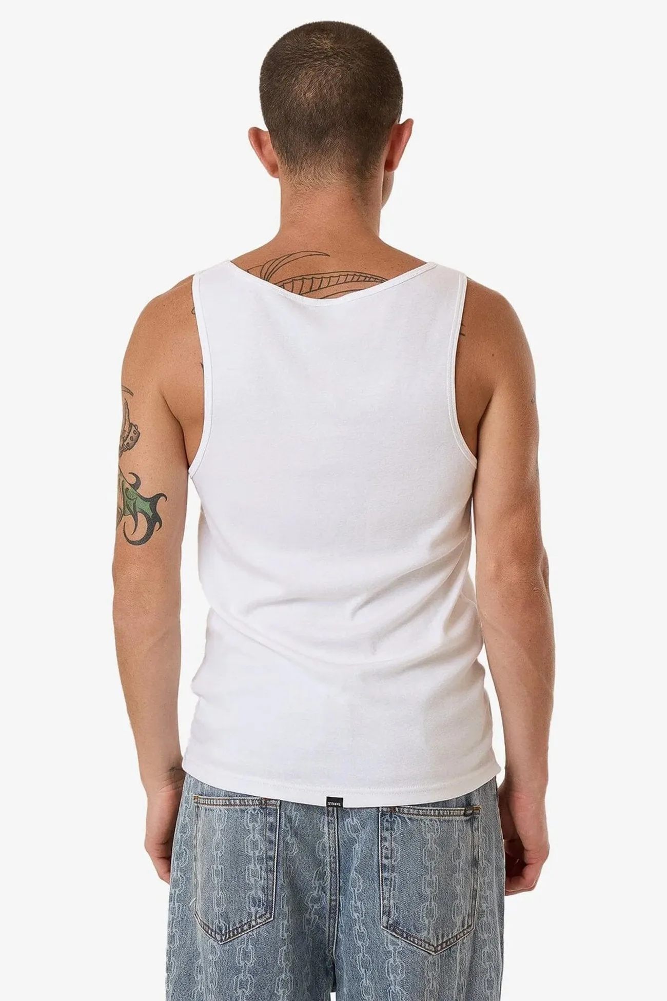 Endless Rib Tank White rental