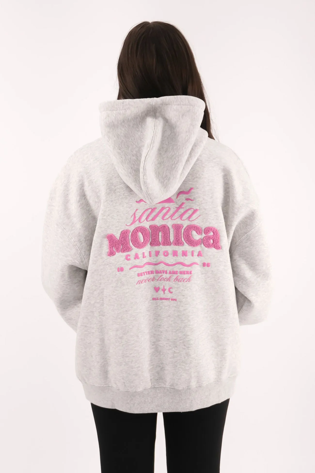 Better Days Hoodie Snow Marle Active Style