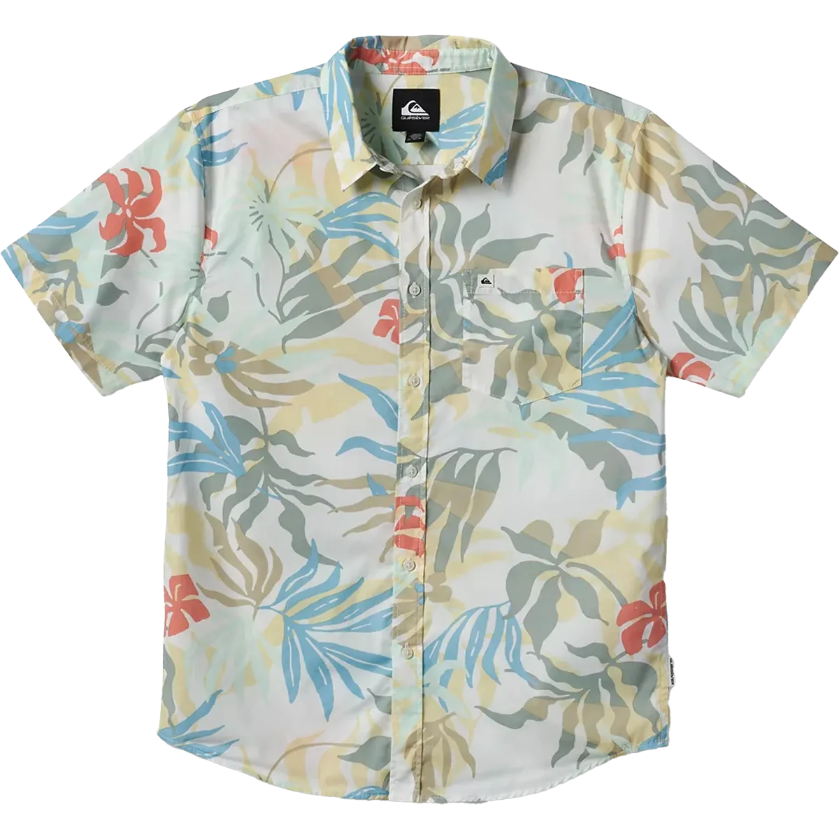 Casual Button-Down FlexFit Technology Men's Blueweed Classic Short Sleeve