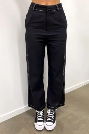 Erin Pant Black ResilientElasticBand Shape Retention