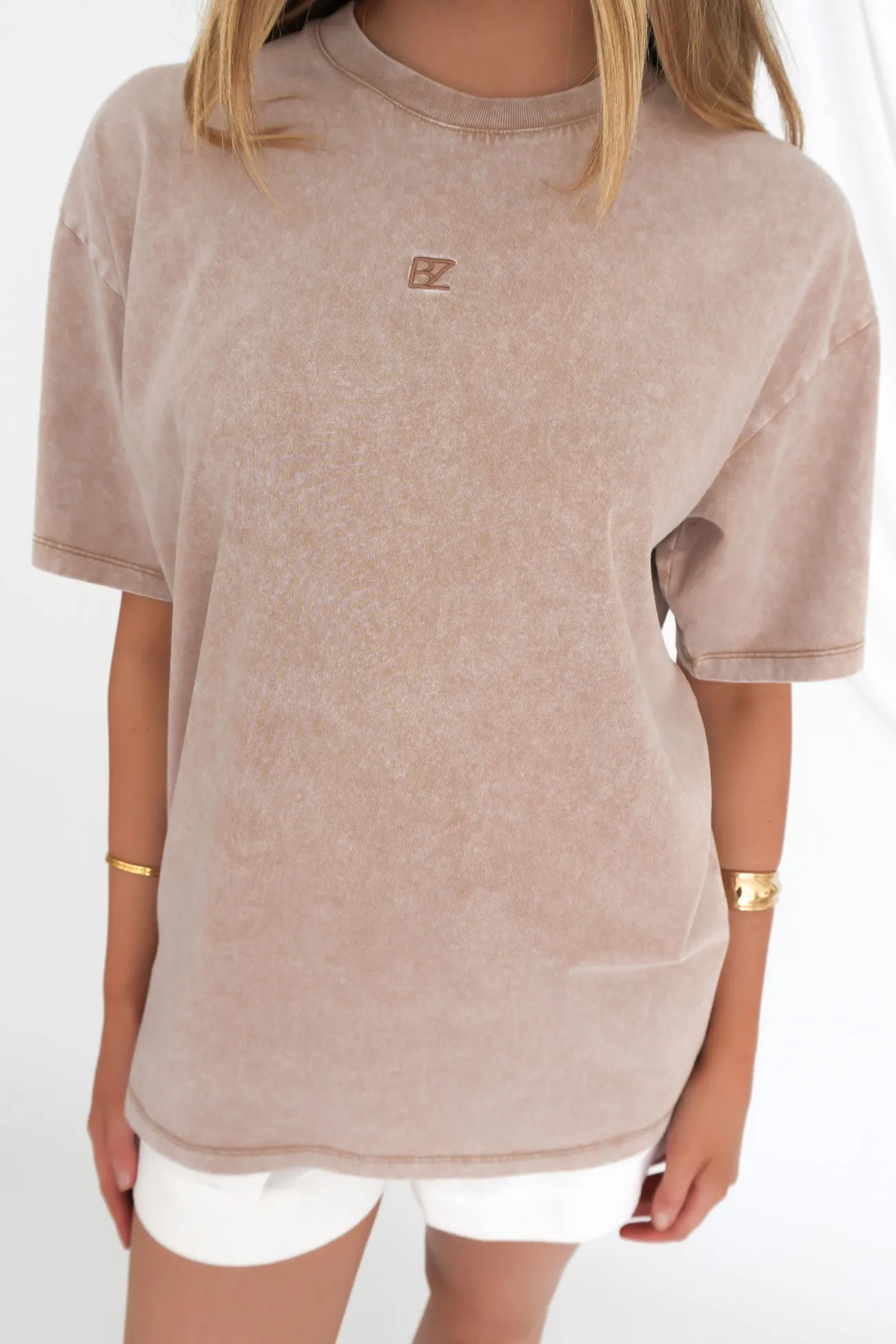 Soft Touch Fabric Essential BZ Tee Brown