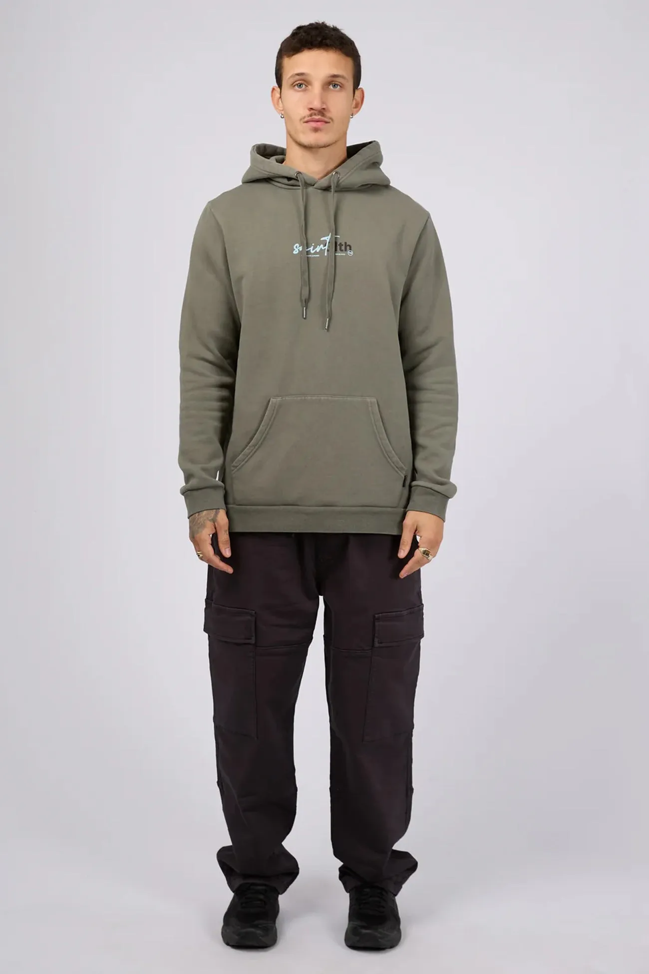 Active Style Sign Off Hoodie Agave Green
