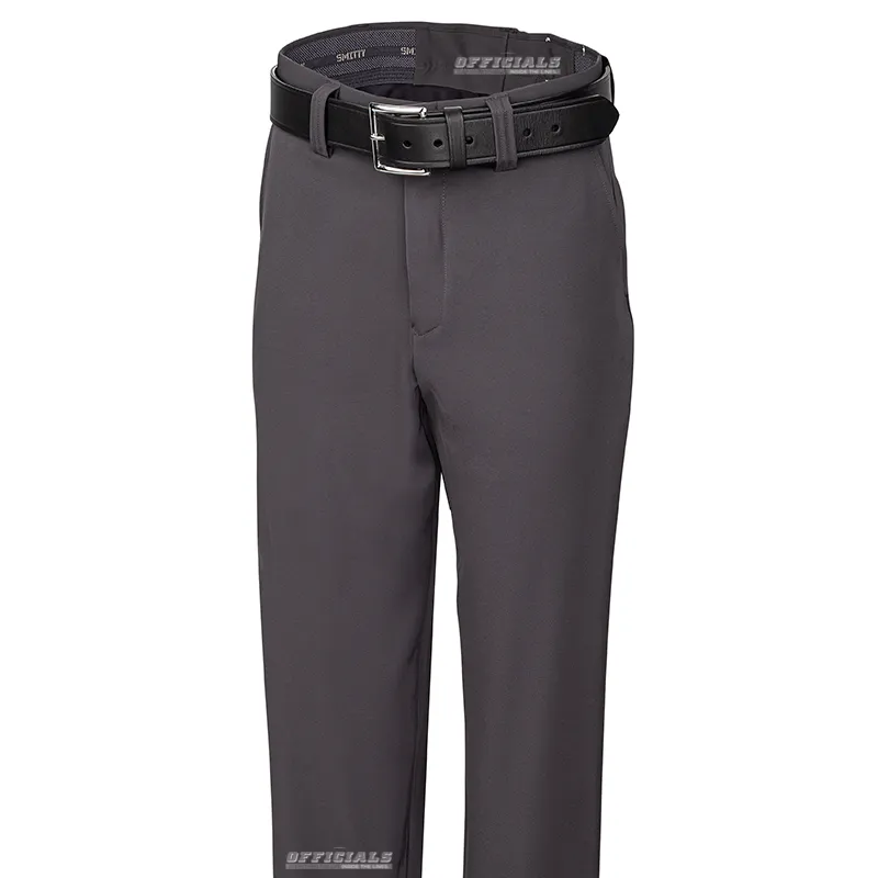 Cozy Essentials Smitty Women's Charcoal 4-Way Stretch Flat Front Pants