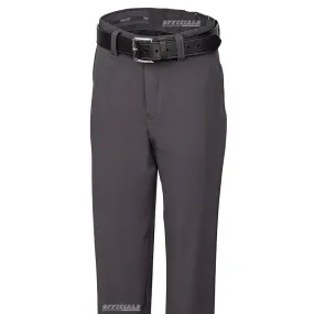 Smitty Women's Charcoal 4-Way Stretch Flat Front Pants Sleek Appearance Lightweight
