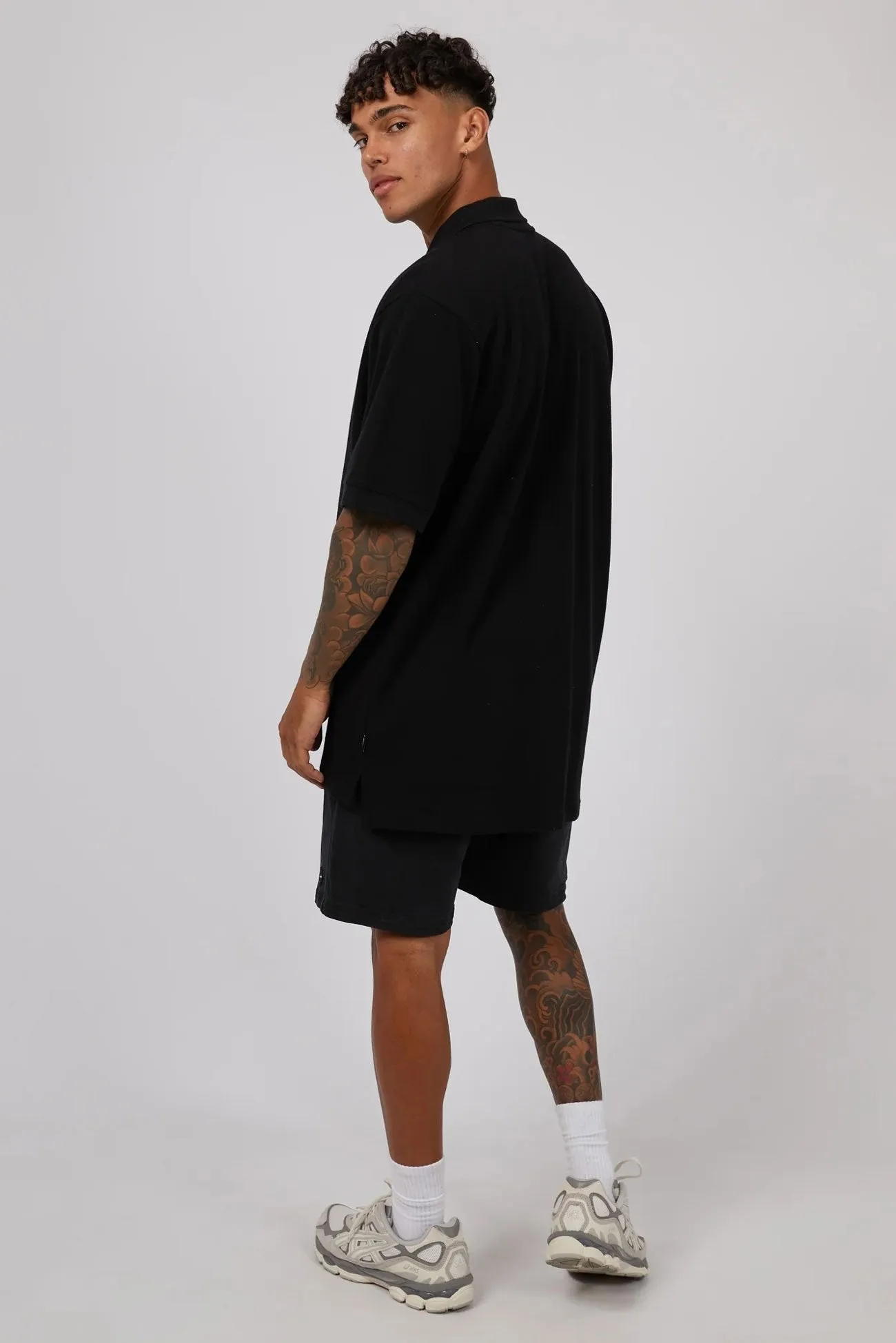 Essential Polo Black Odor Control Technology Cool Comfort