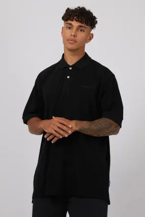 Street Fashion Essential Polo Black