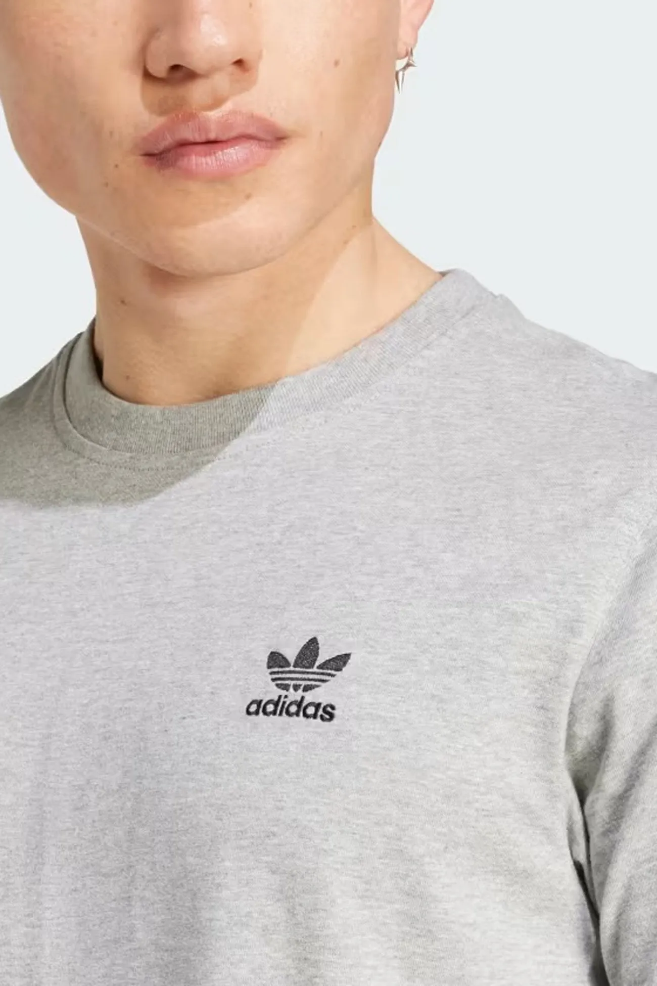Essential Tee Grey Comfy and Soft Cotton Blend
