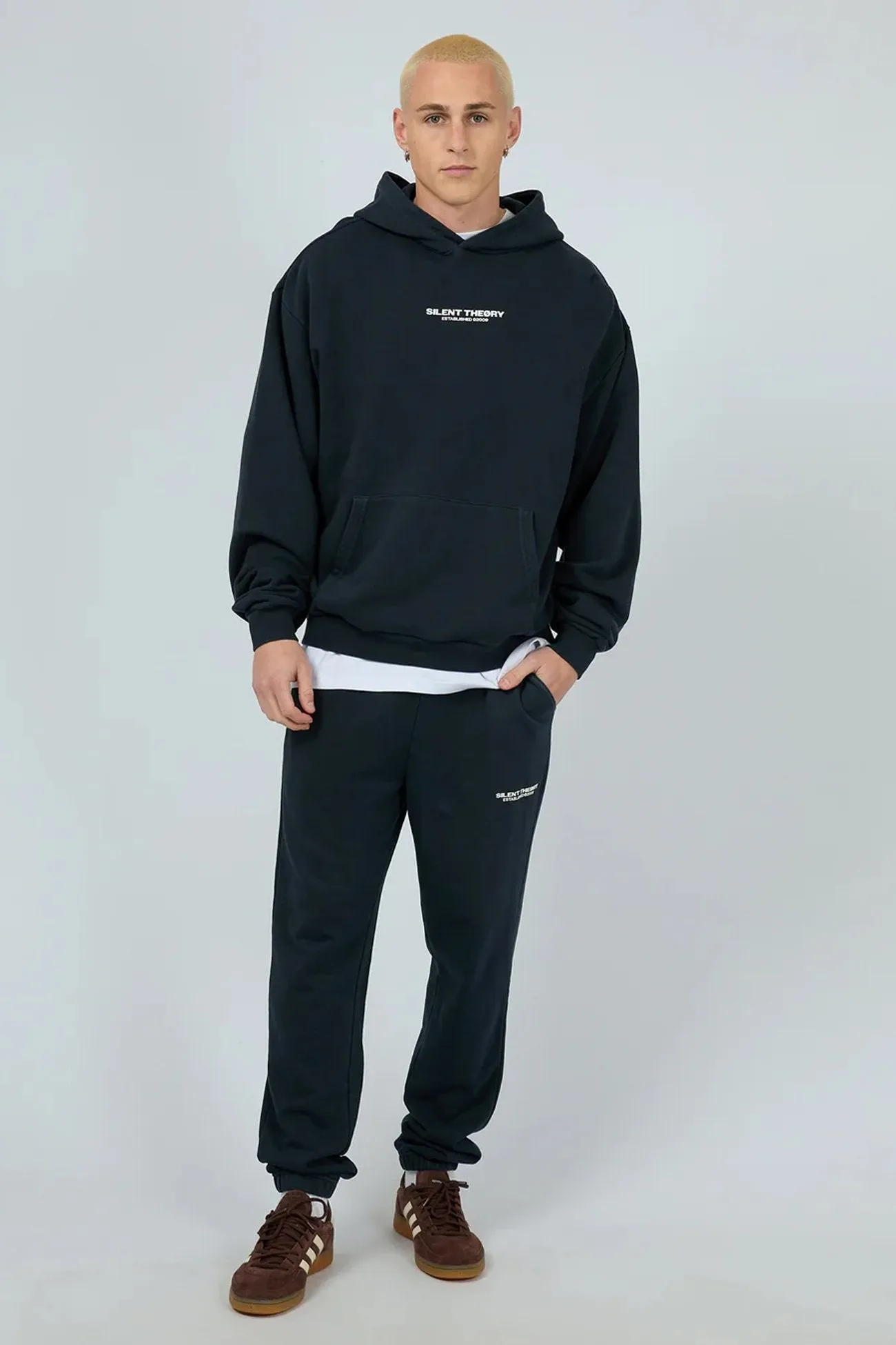 Fashion Trend Essential Theory Hoodie Navy
