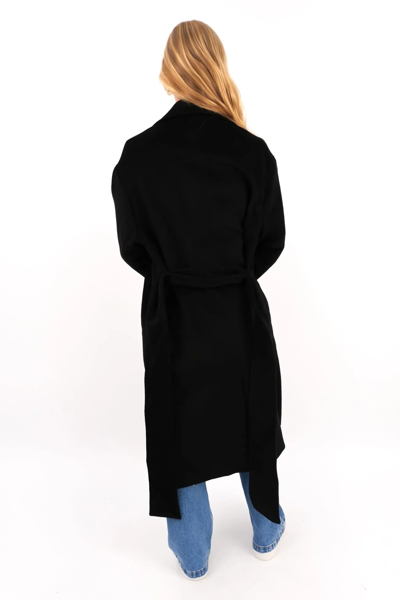 Eve Luxe Basic Coat Black Very Cold Eco Nice