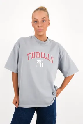 Lightweight Weave Stadium Oversized Tee Smog