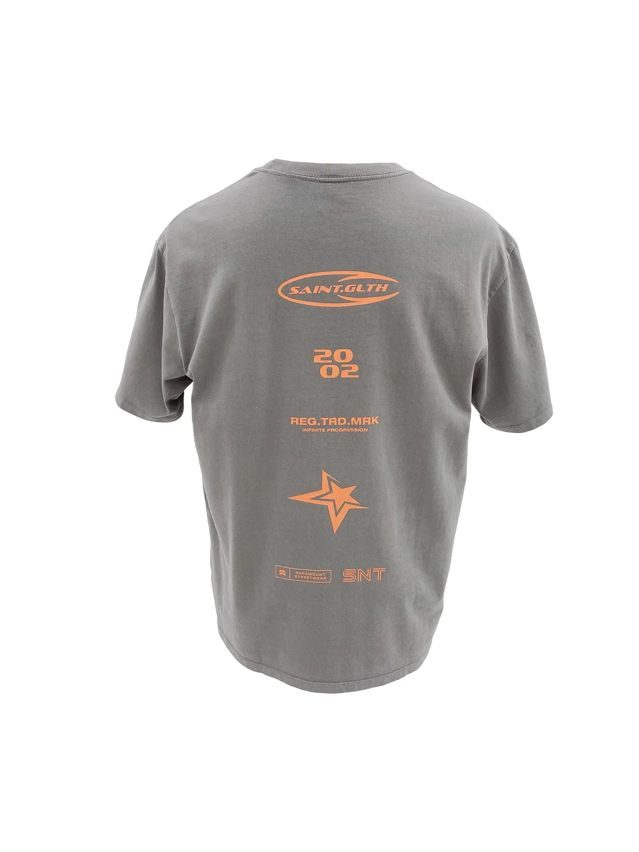 Supernova Tee Grey Moisture Management Technology Water Based Ink Print