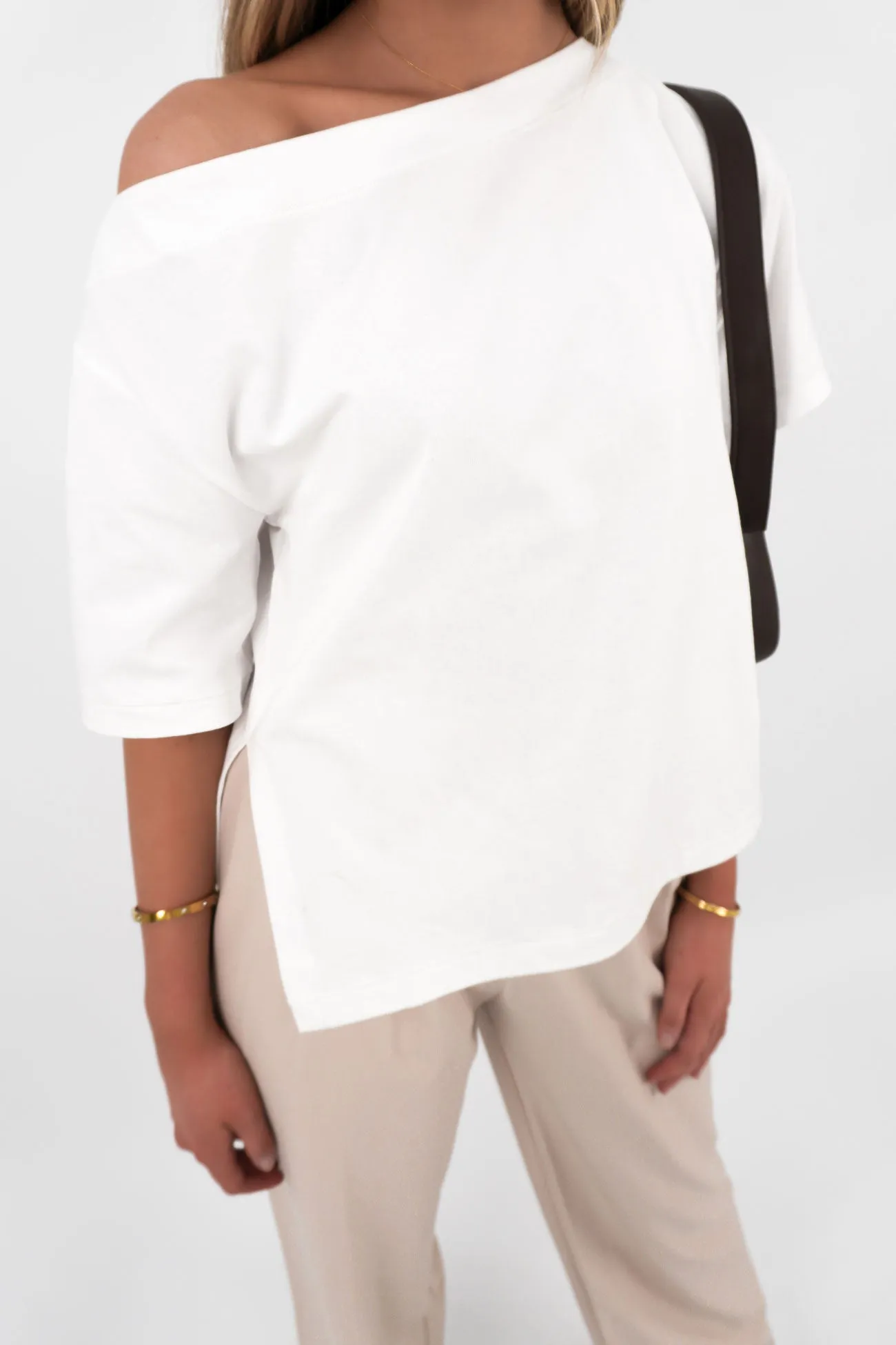 Classic Color Weekend Trend Giorgia Tee White