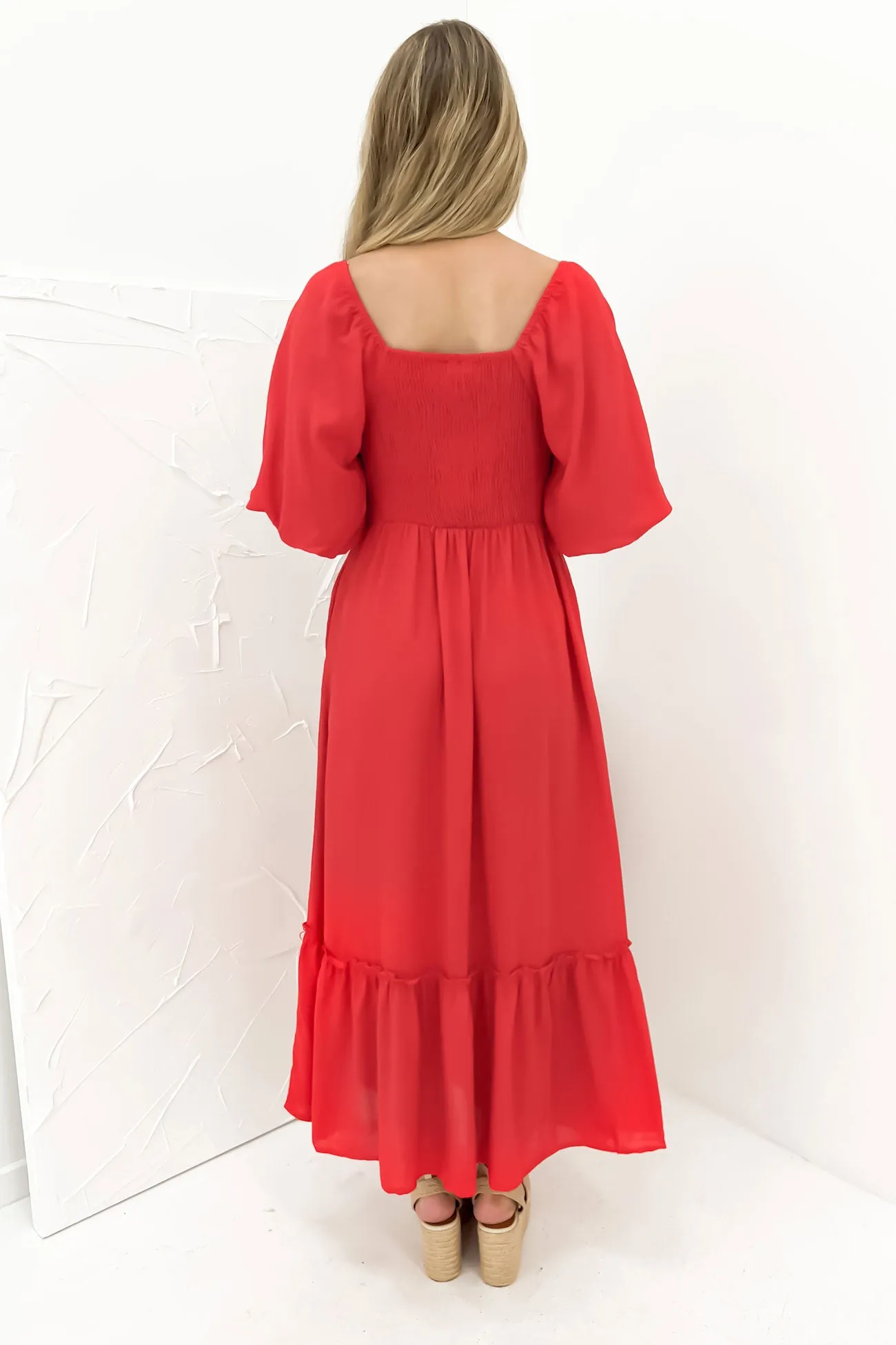 Tayten Maxi Dress Red Daily Movement