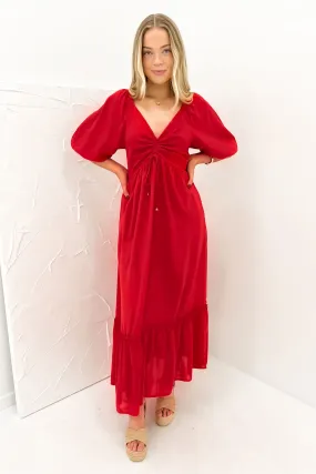 Tayten Maxi Dress Red Occasion Wear