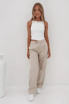 QuickDryTechnology AllDayComfort Stripe Hudson Pant Natural