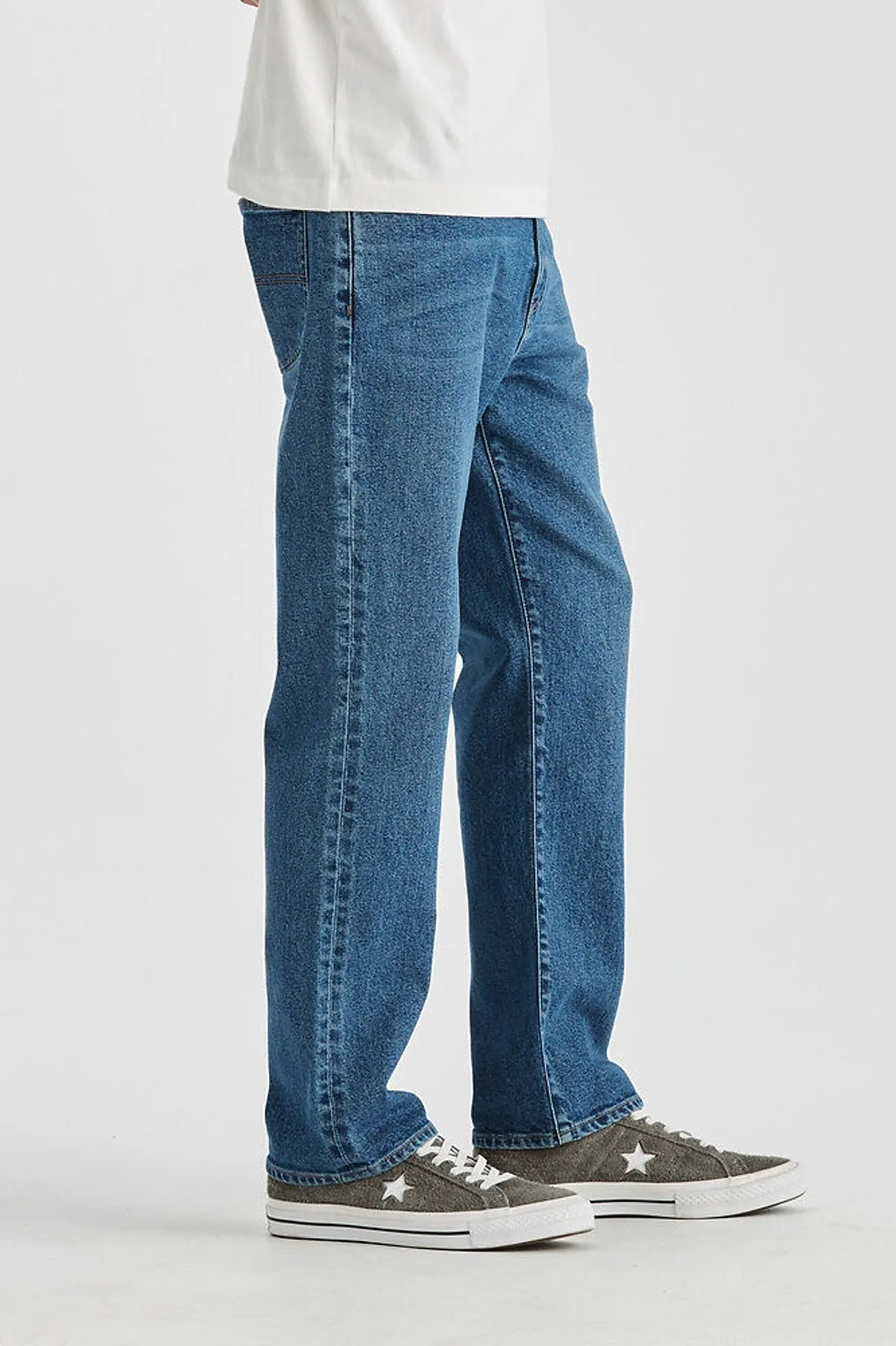 R4 Comfort Straight Jean Best Of Blue Riveted Stress Points Fashion Piece