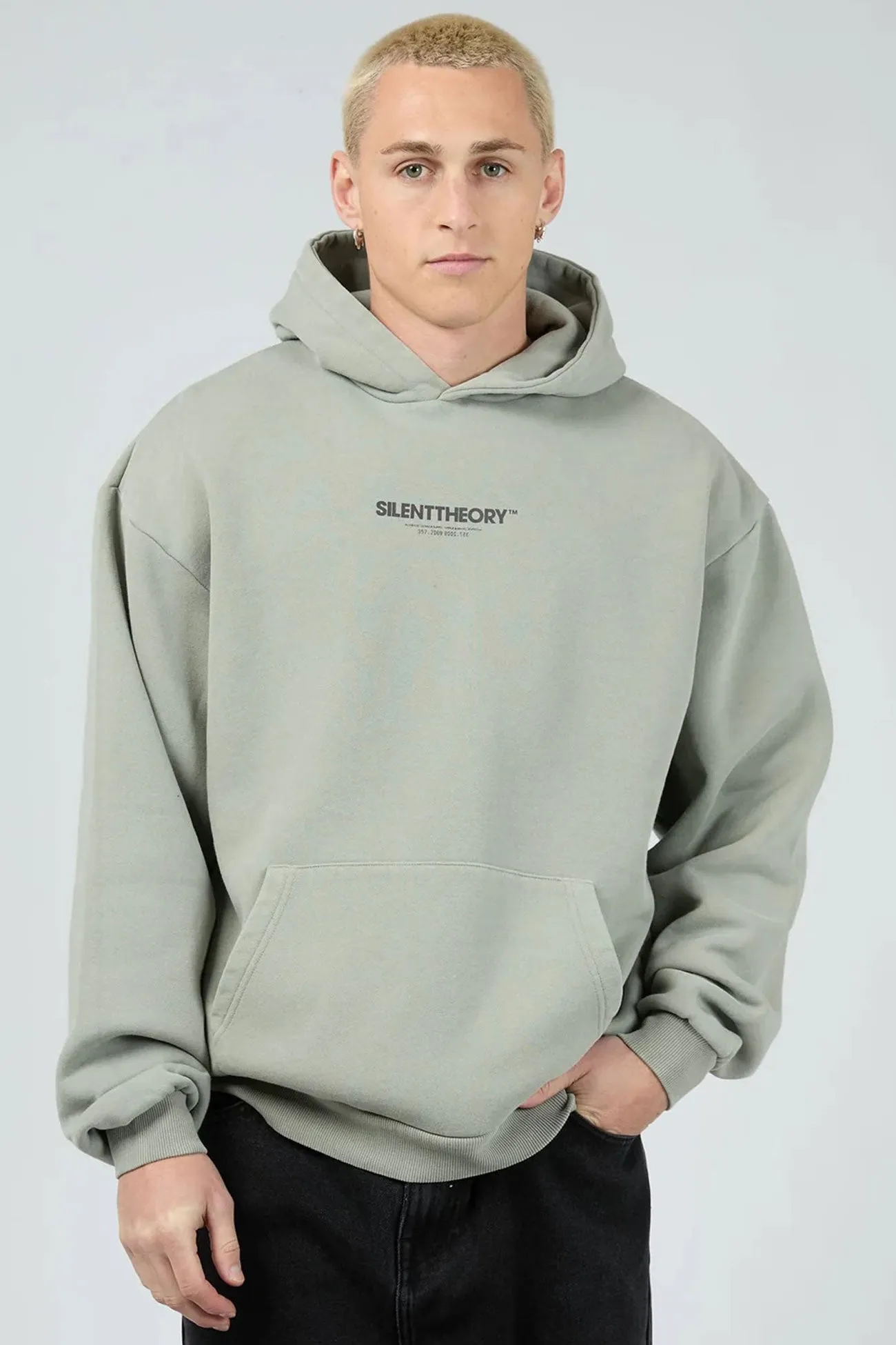 Evolution Blur Hood Grey Zip Pockets