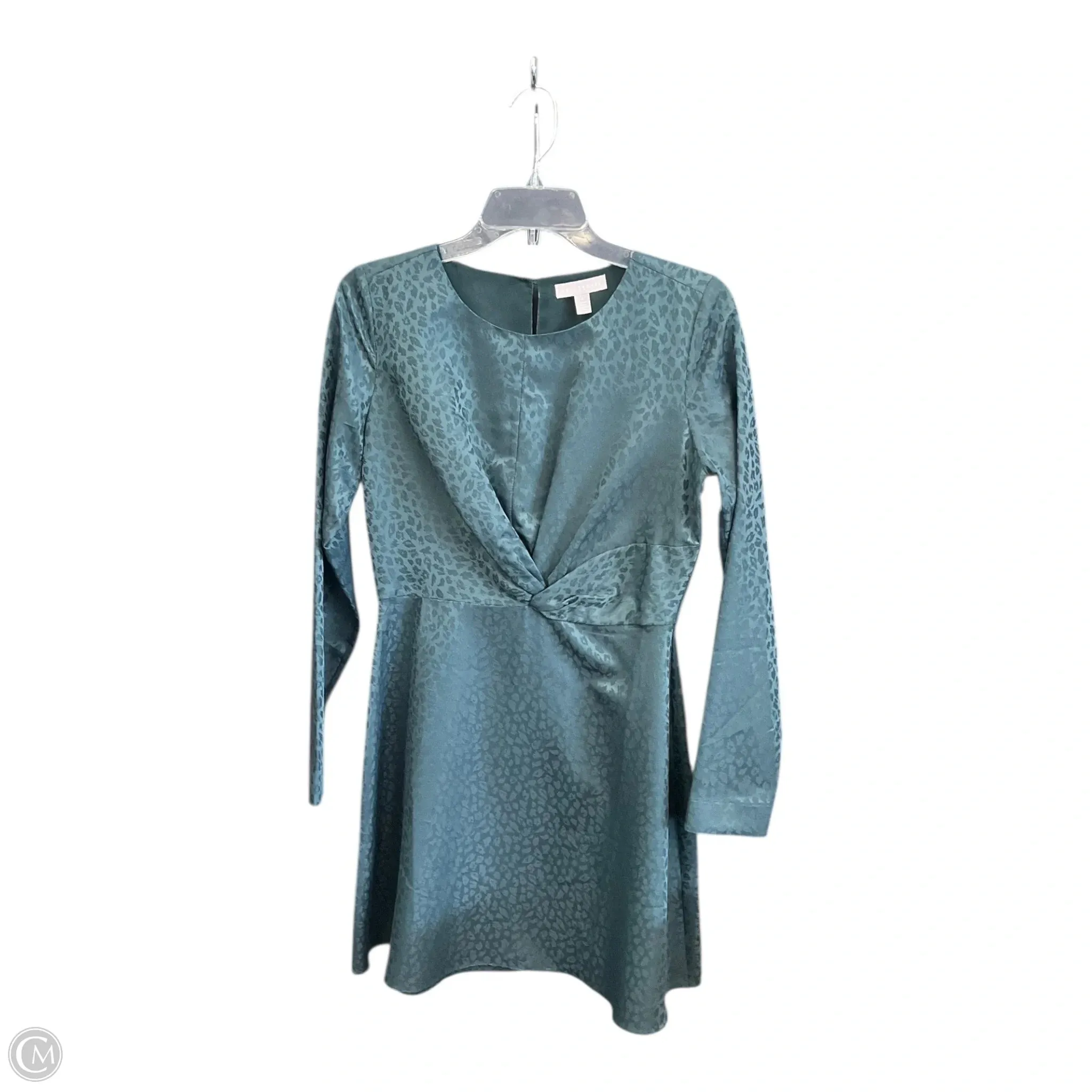 Dress Casual Short By Chelsea 28 In Green, Size: S Crisp Detail Classic Layer