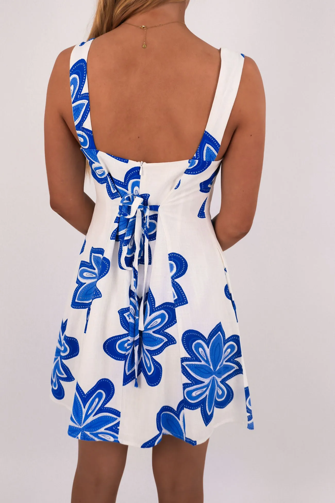 Villa Light Winter Wrap Kelso Mini Dress Sorrento