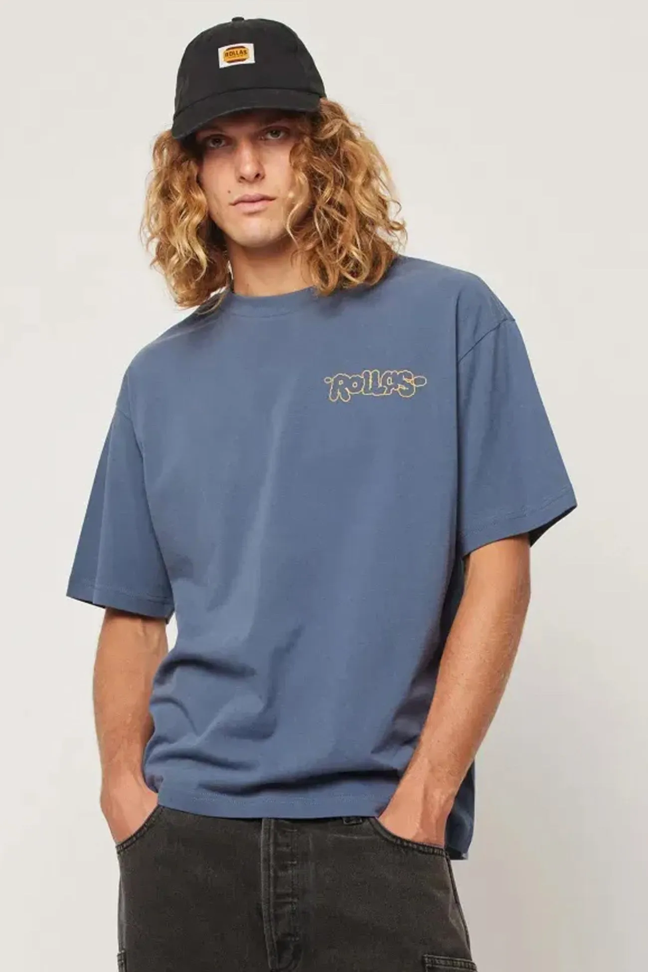 Ezy Puff'n Billy Tee Washed Blue Fun Style Breezy Comfort
