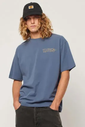 Odor Resistant Material Ezy Puff'n Billy Tee Washed Blue