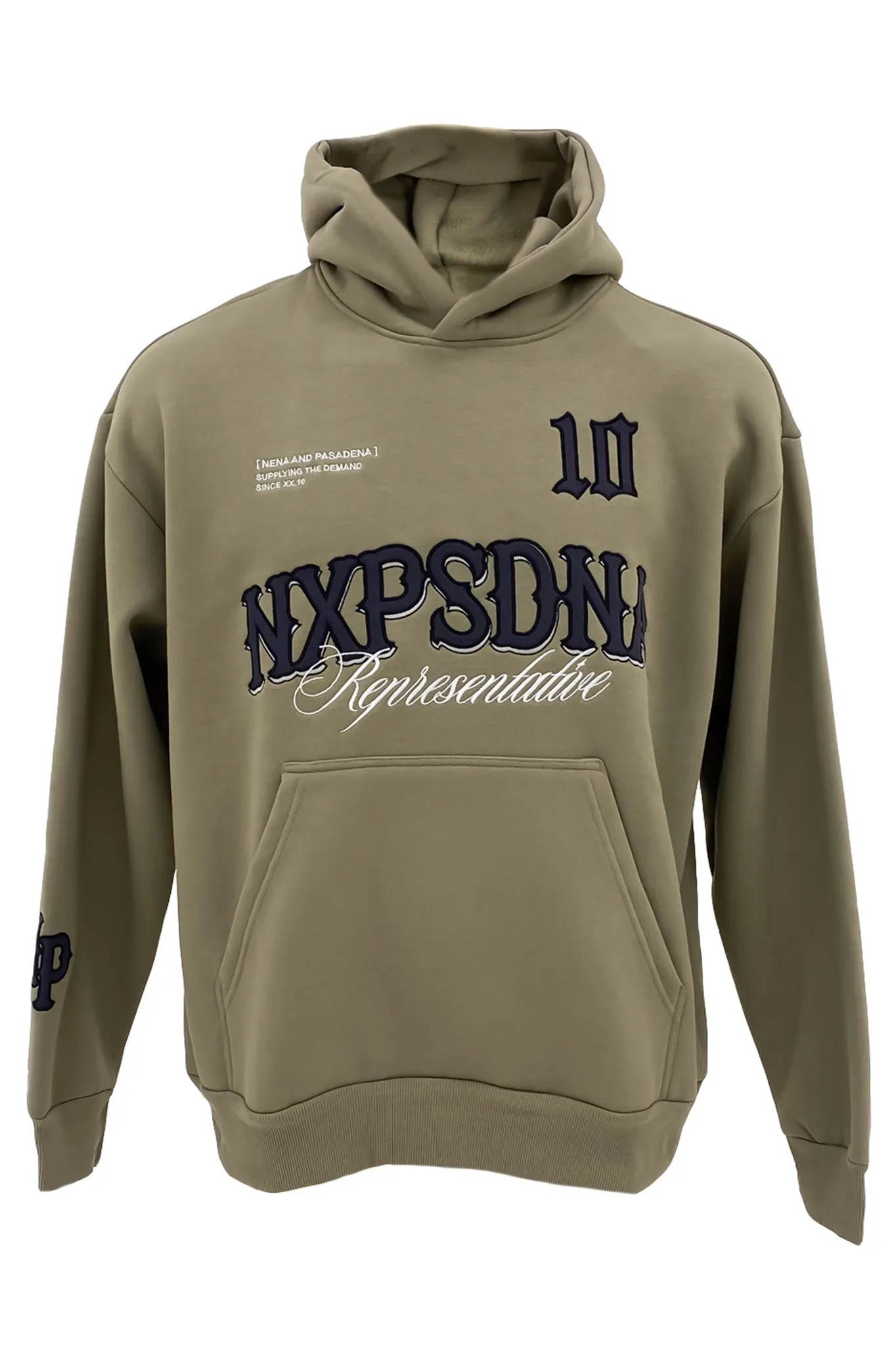 Warrior Relaxed Hoodie Khaki Casual Classic Sleek Outdoor Look