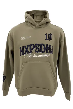 Warrior Relaxed Hoodie Khaki Casual Classic Sleek Outdoor Look