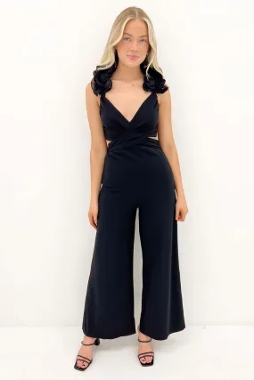 Unique Dance Everyday Soft Faith Jumpsuit Black