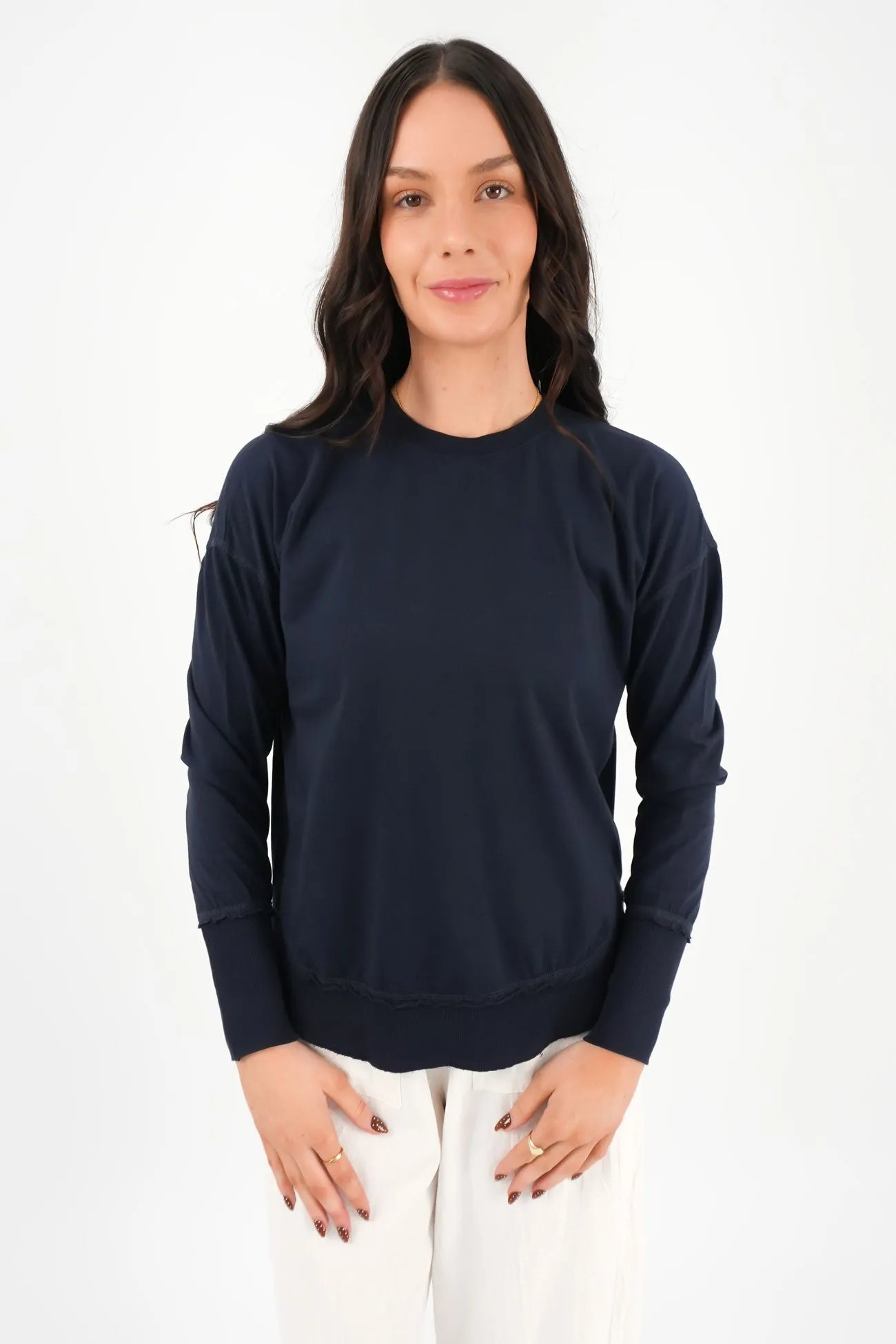 Farrah Long Sleeve Dark Sapphire gothic