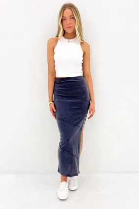 Quinlan Midi Skirt Charcoal Runway Inspired