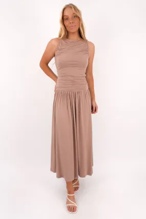 Bairn Maxi Dress Mocha Euro Touch City Style